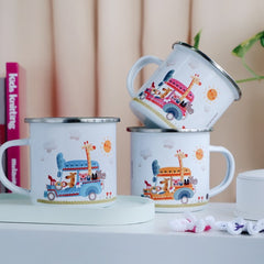 Kinder Animals Enamel Mug