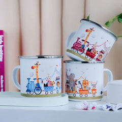 Kinder Animals Enamel Mug
