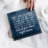 Words That Inspire Decoposter: May You Always Have Walls For The Winds