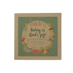 Baby Personalized Desk Pad: Blue