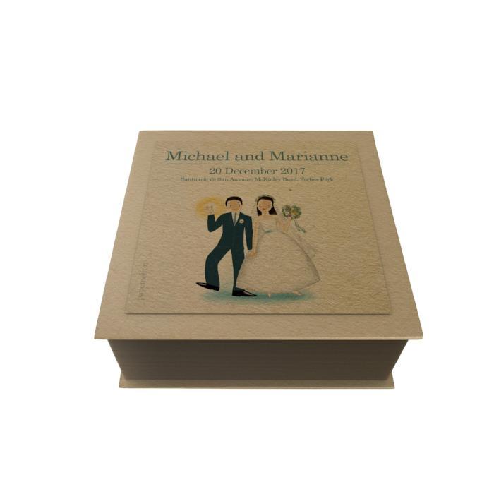 Wedding Couple Personalized Desk Pad