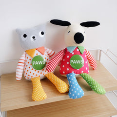PAWS Kinder Stuffed Toys and Plushie Pillows