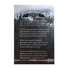 To My Ever Dearest Husband Decoposter