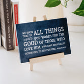 Words That Inspire Decoposter: All Things God Works for the Good