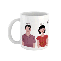 You, Me, and Family Personalized Ceramic Mug