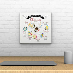 Philippine Flavours: Merienda Decoposter