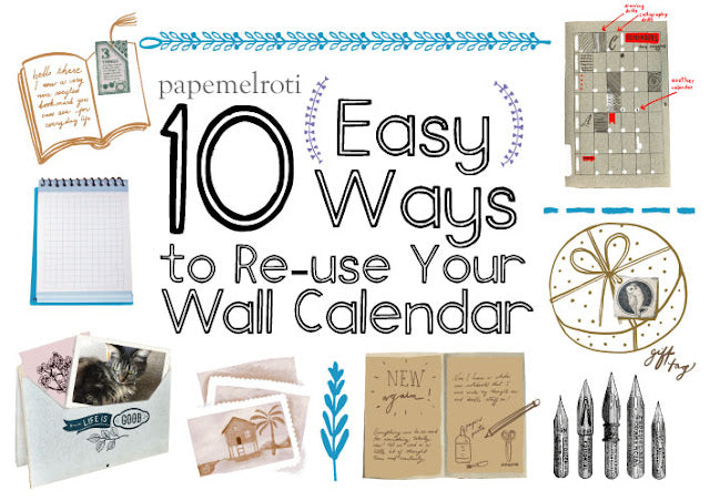 10 (Easy) Ways to Re-use your Old Calendar 🗓️ – papemelroti