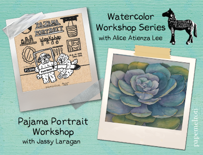 Artsy Events: Pajama Portraits and Watercolor Workshops at papemelroti