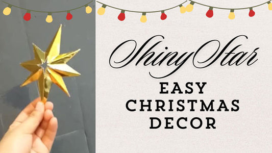 How to Make a Simple Shiny Star Decoration