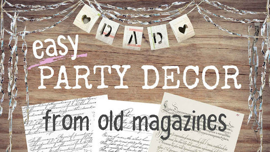 Make Party Decor out of Old Magazines