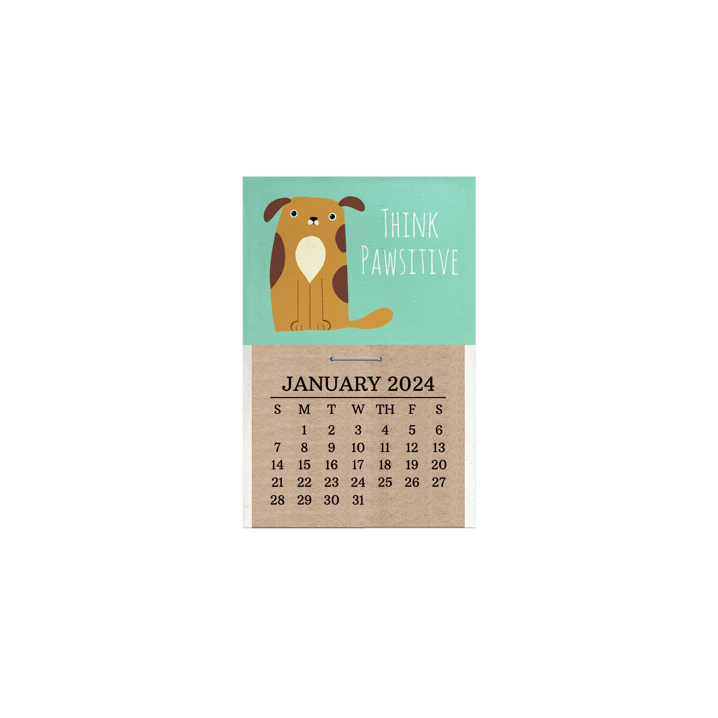 Pawsome Desk Calendar 2024