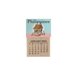 Philippine Collection Desk Calendar 2024