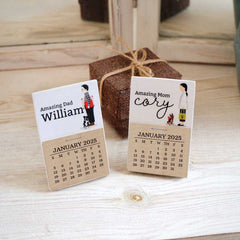 2025 Characters Personalized Desk Calendar