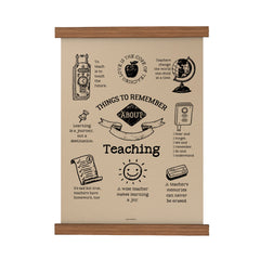 Papemelroti Teacher Scroll Poster