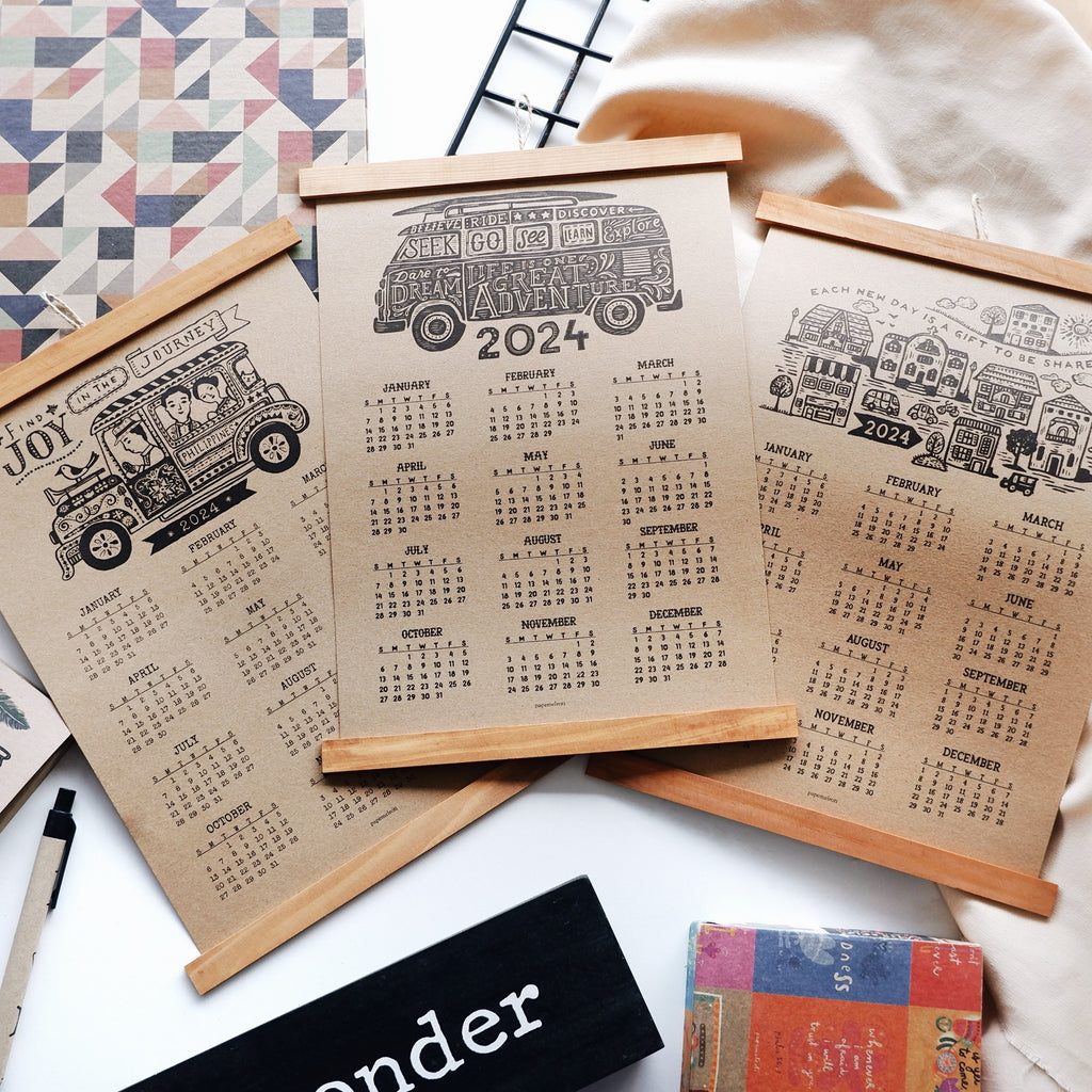 Scroll Calendar 2024 Original Scroll Calendar papemelroti