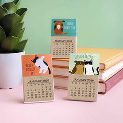 Pawsome Desk Calendar 2026