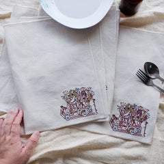 Papemelroti Embroidered Placemats