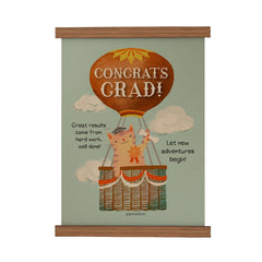 Congrats Grad Scroll Poster