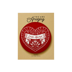 Words of Love Badge