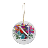 Personalized Monogram Ornaments