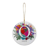 Personalized Monogram Ornaments