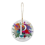 Personalized Monogram Ornaments