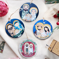 Holy Family Ornaments