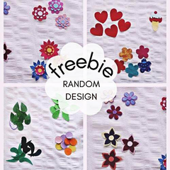 <i class="fa fa-gift" aria-hidden="true"></i> Freebie Flower Diecuts