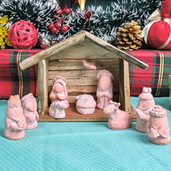 Papemelroti Resin Nativity Set