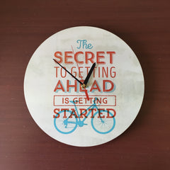 The Secret to Getting Ahead Clock