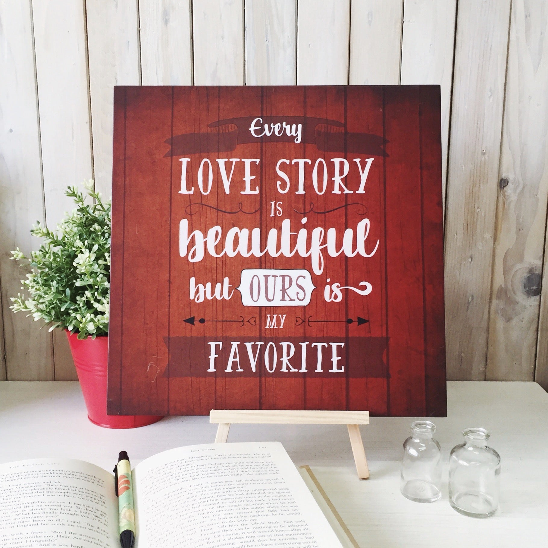 Every Love Story is Beautiful Decoposter [CLEARANCE]