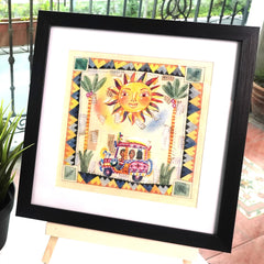 Philippine Collection Square Framed Art Print
