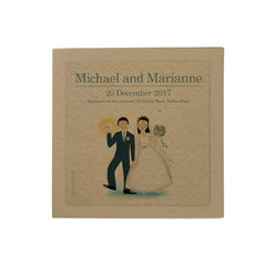 Personalized Colored Desk Pad for Wedding