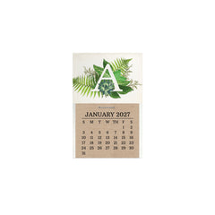 2027 Botanical Monogram Desk Calendar