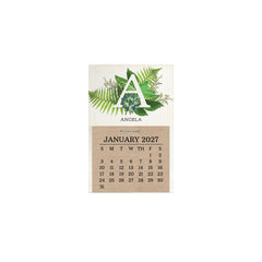 2027 Botanical Monogram Desk Calendar