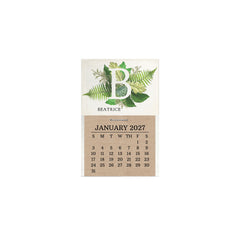 2027 Botanical Monogram Desk Calendar