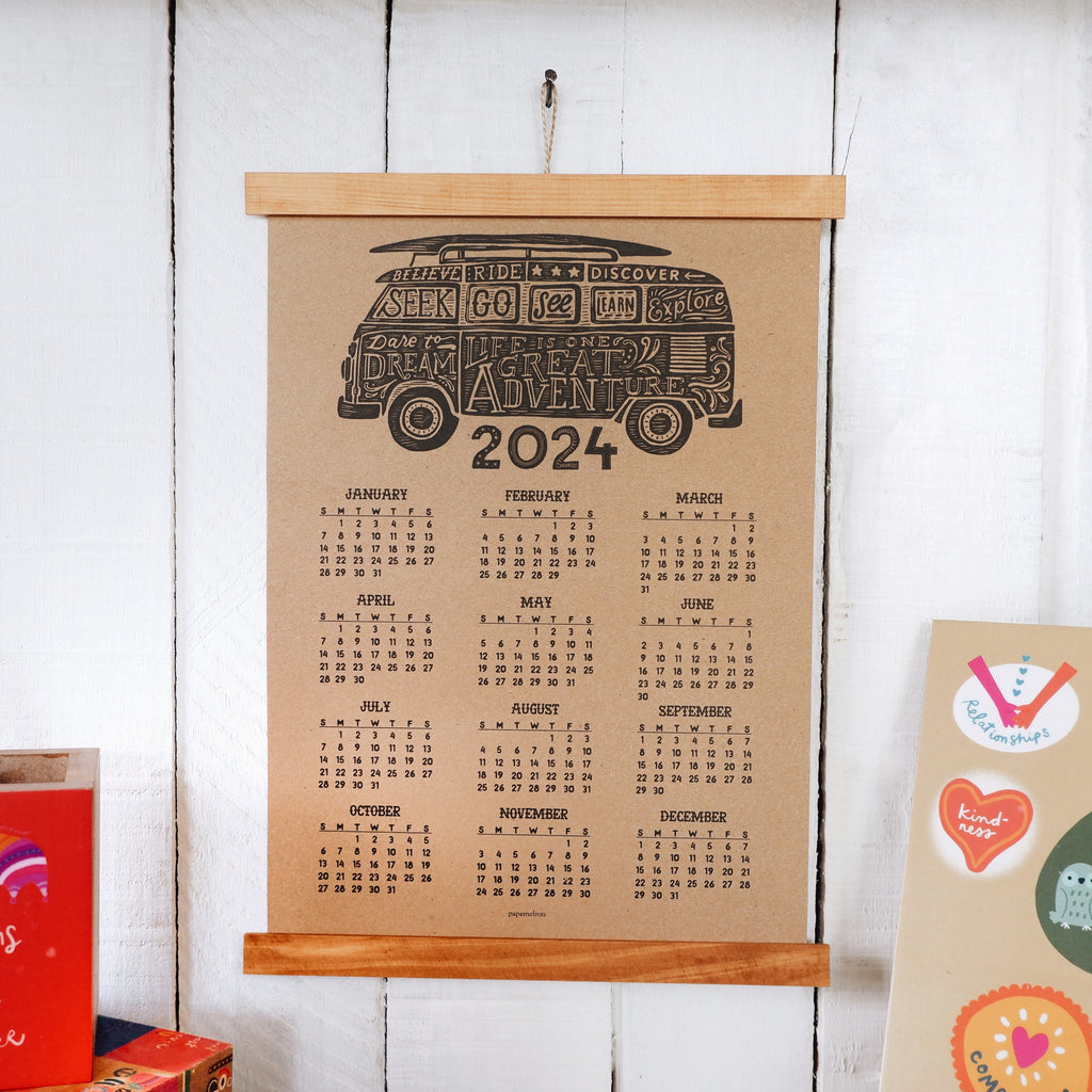 Scroll Calendar 2024 Original Scroll Calendar papemelroti