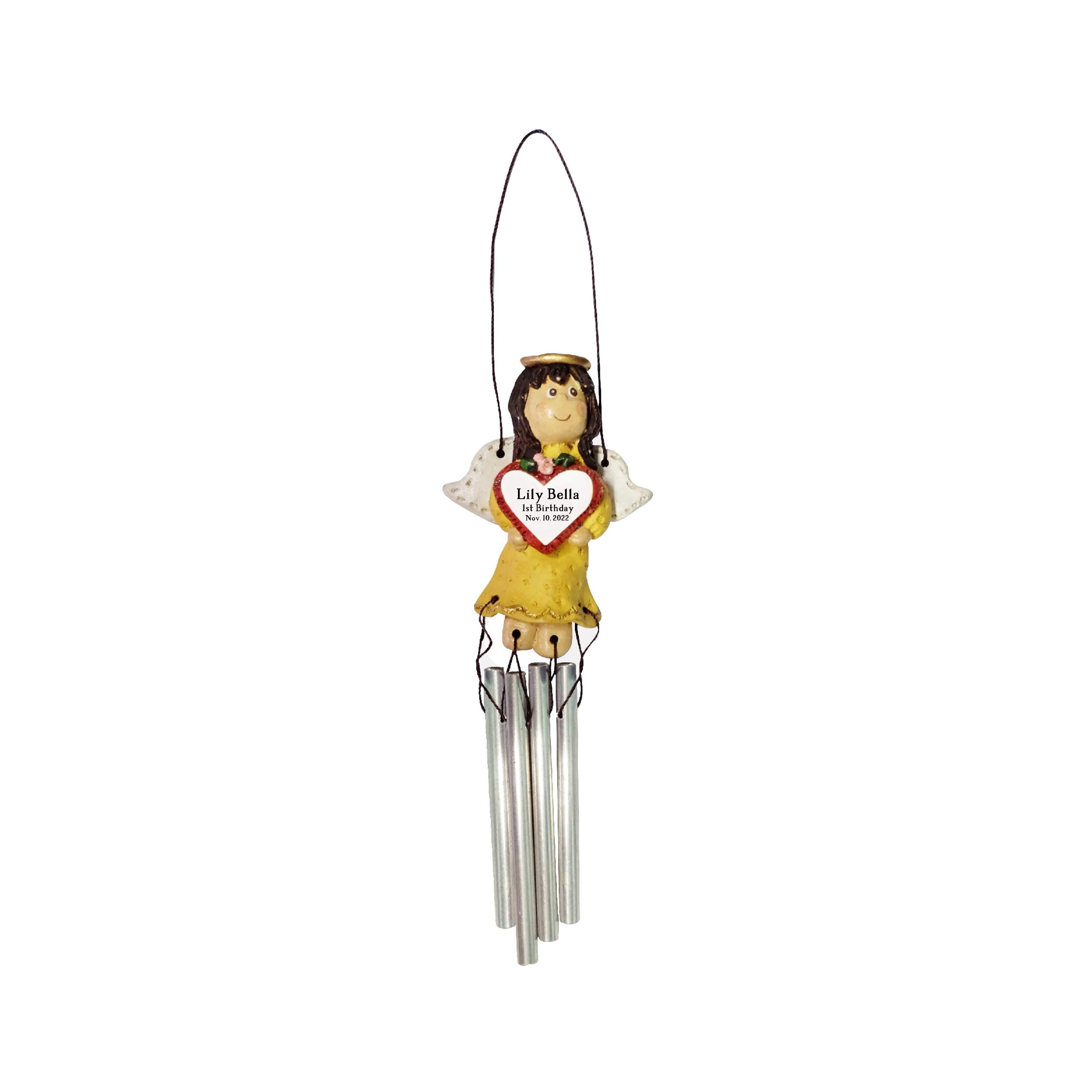 Standing Angel Personalized Chime