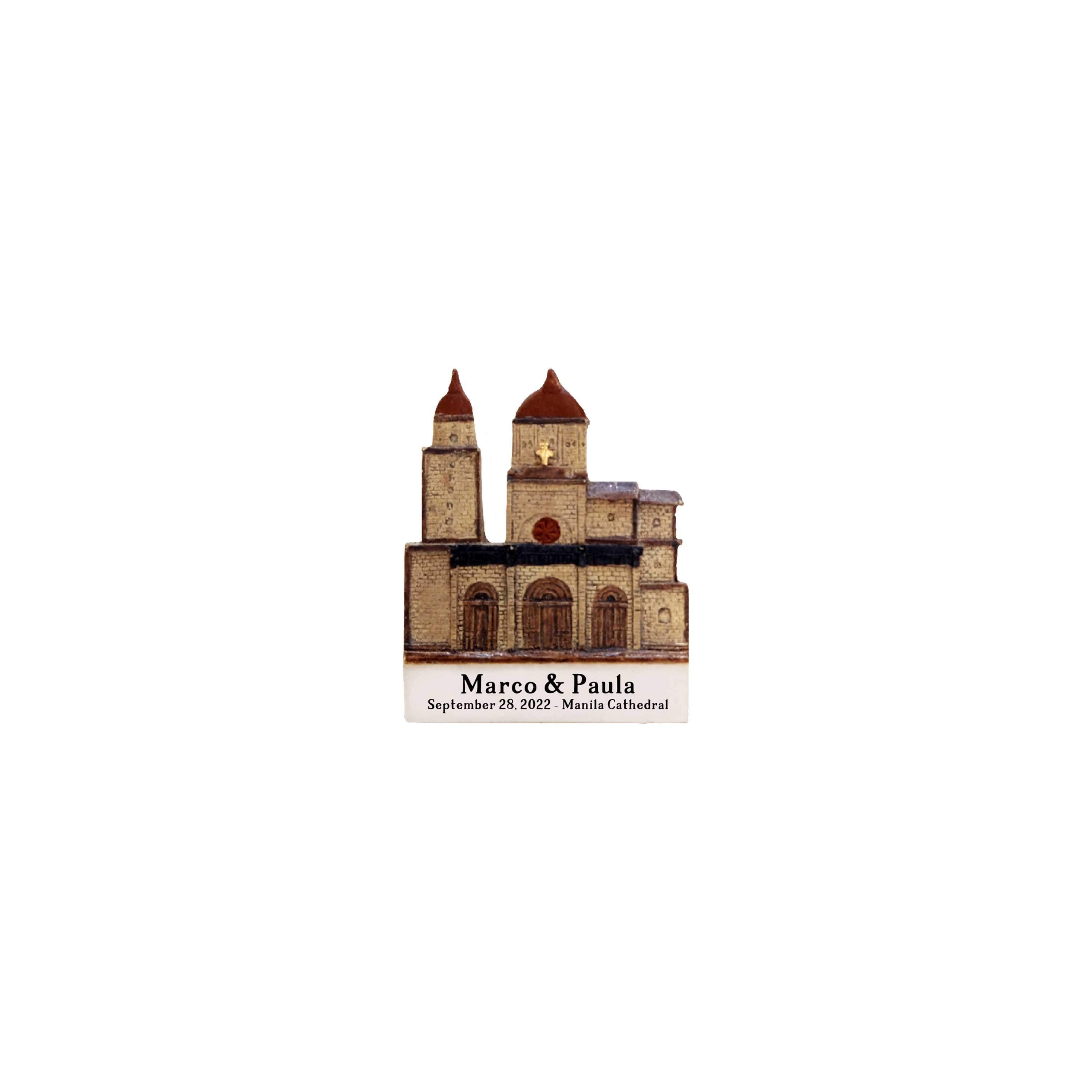 Manila Cathedral Personalized Magnet