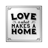 Love Is What Makes a Home Decoposter