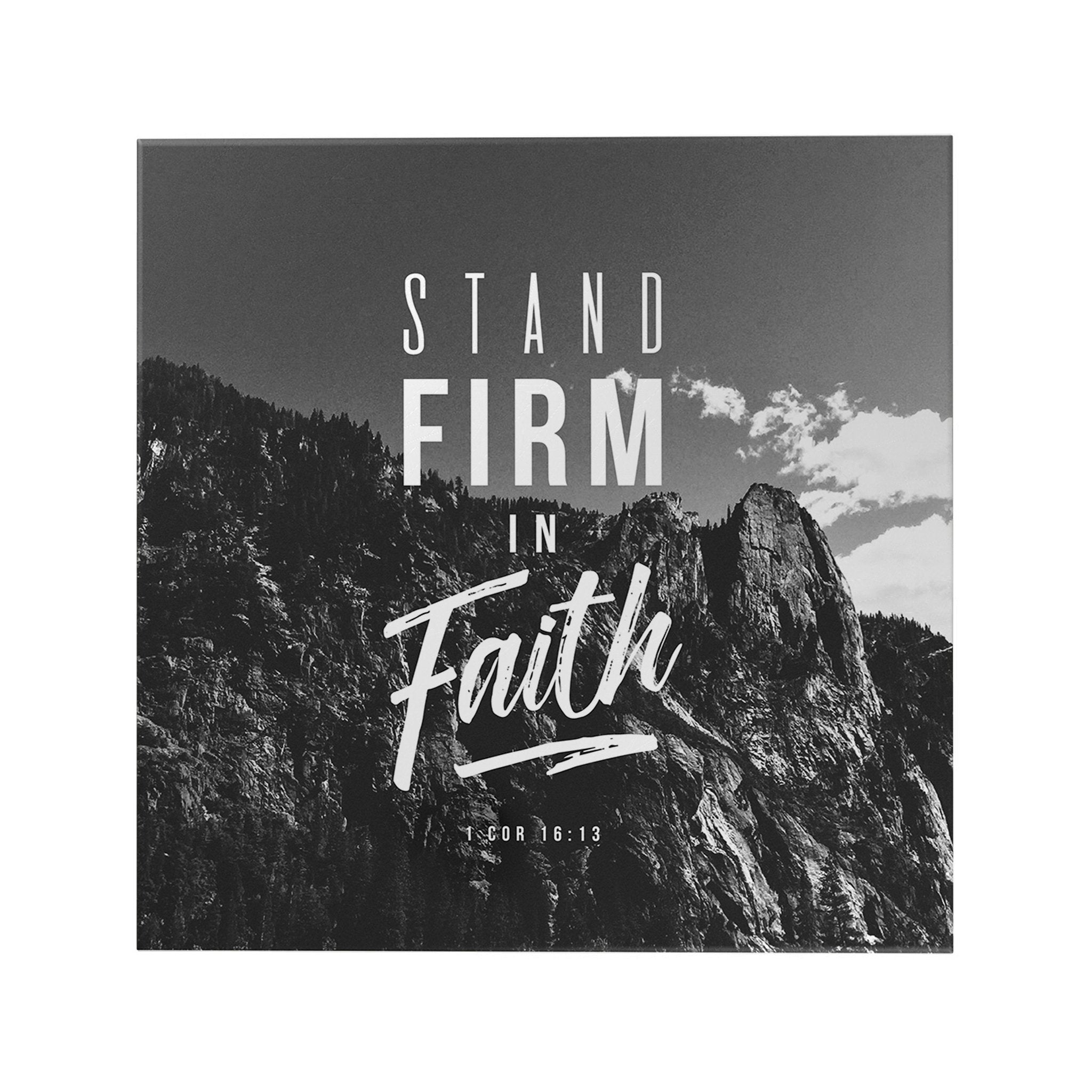 Stand Firm in Faith Decoposter