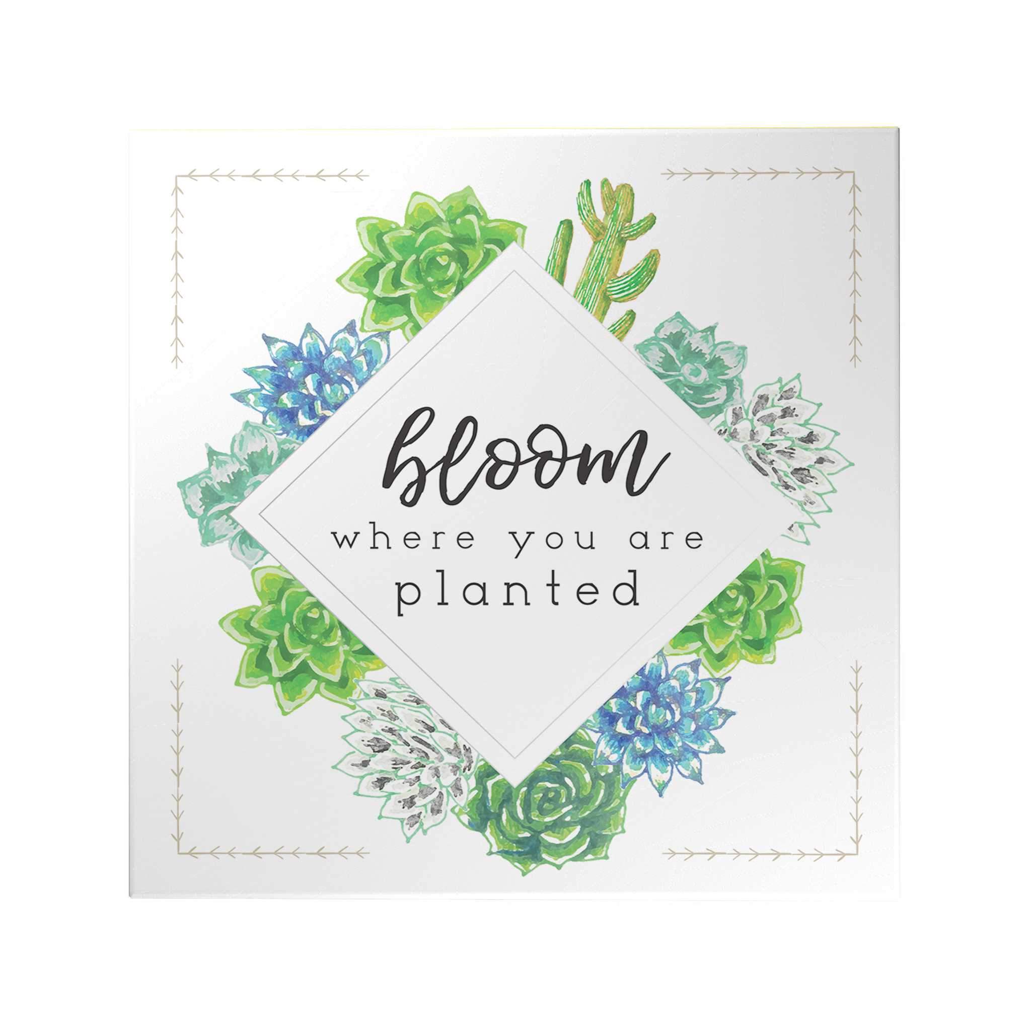 Bloom and Grow: Bloom Where You Are Planted Decoposter