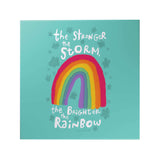 Affirmation Decoposter: The Stronger the Storm