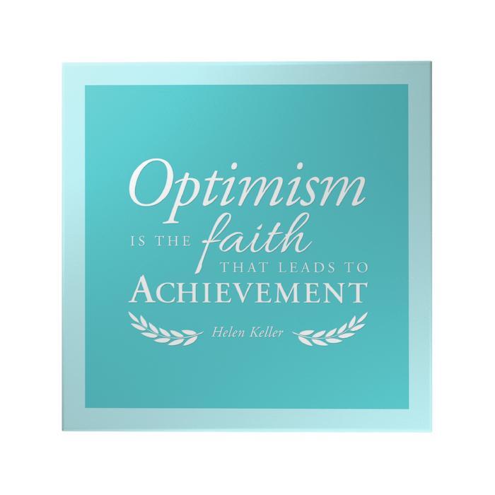 Optimism is the Faith Decoposter