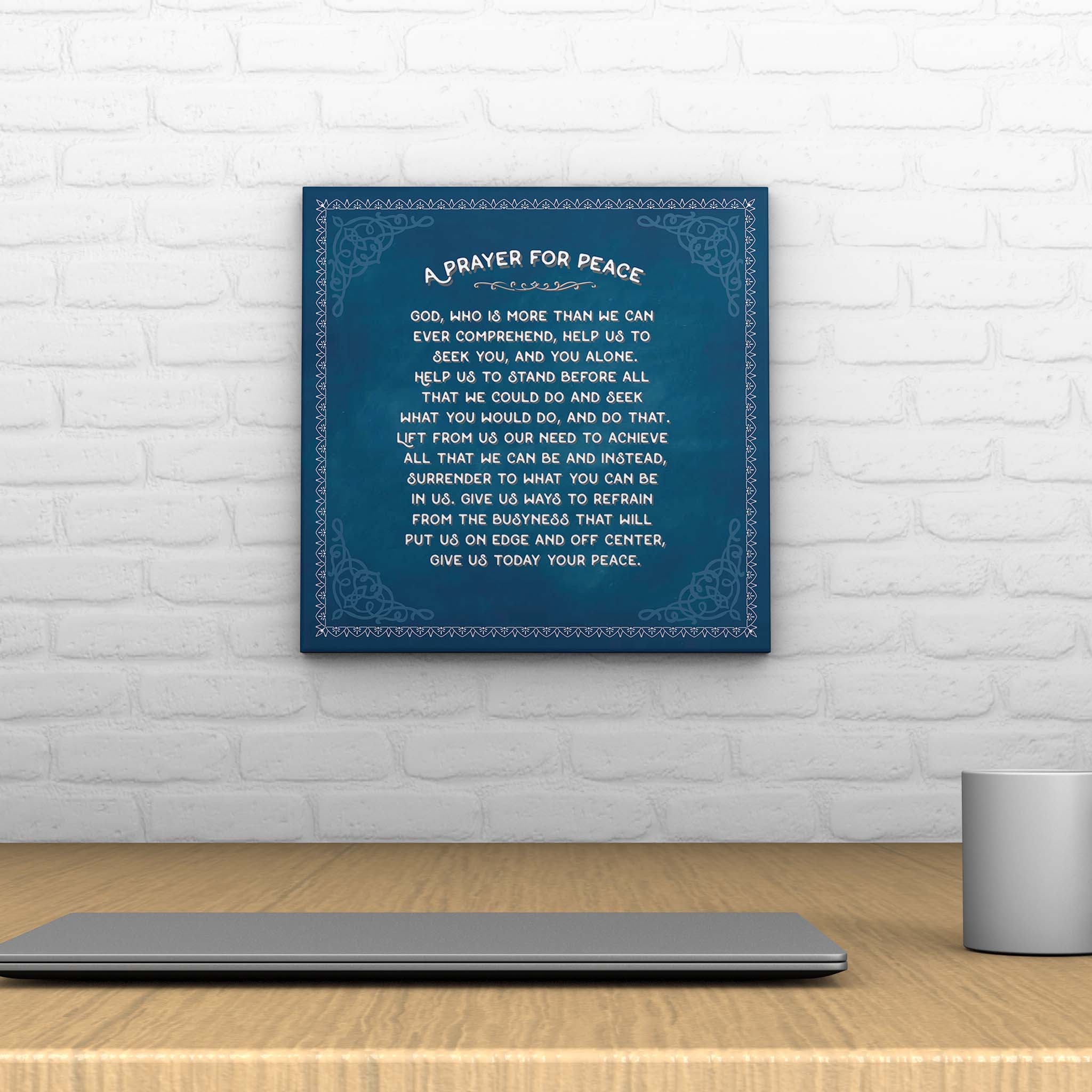 Words That Inspire Decoposter: A Prayer For Peace [CLEARANCE]