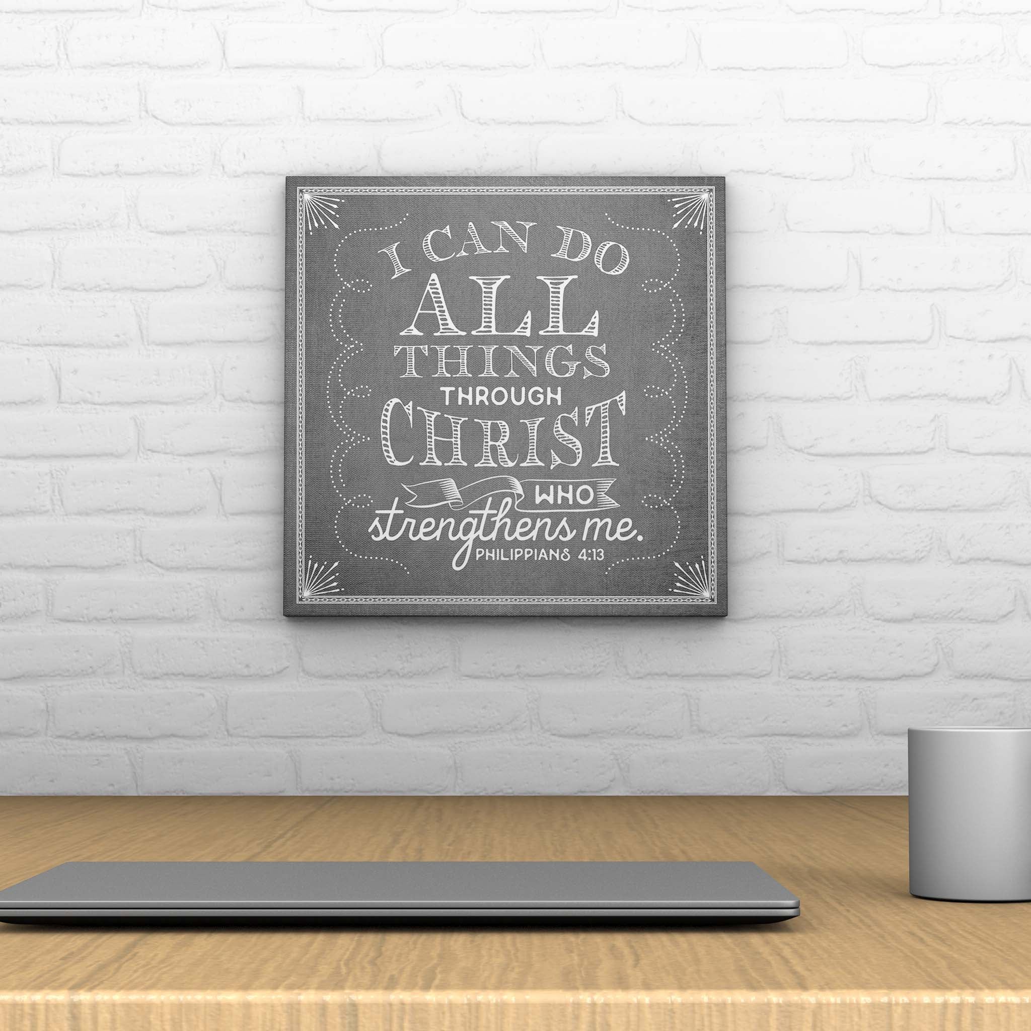 Words That Inspire Decoposter: I Can Do All Things Through Christ [CLEARANCE]