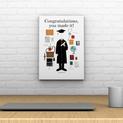 Congratulations, You Made It! Decoposter: Male