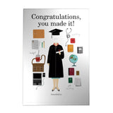 Congratulations, You Made It! Decoposter: Female