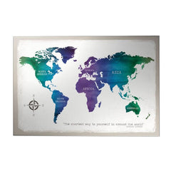 World Map Decoposter