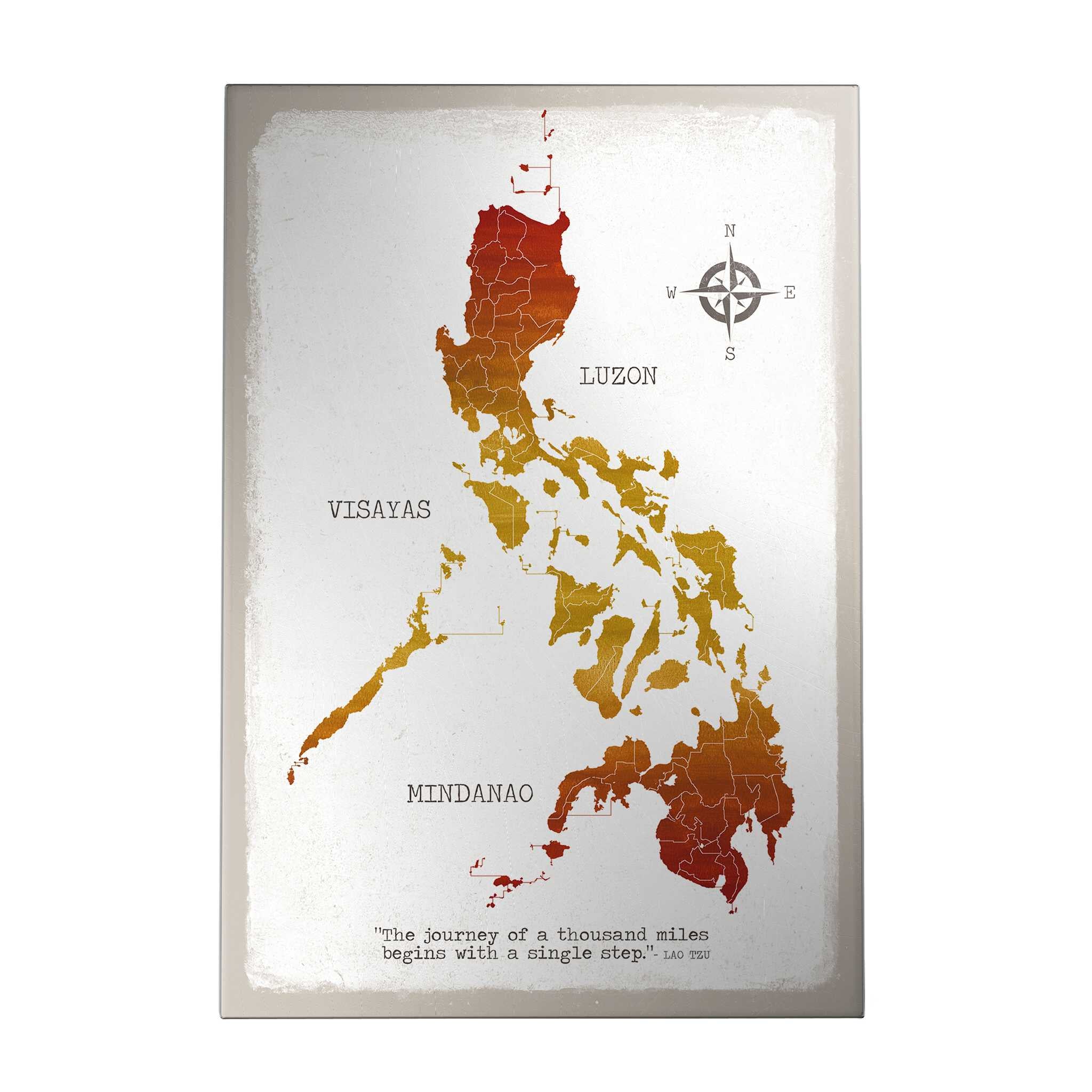 Philippine Map Decoposter